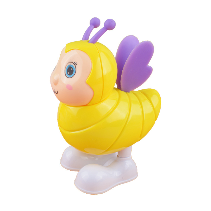 Cadena de juguete de salto de primavera abeja saltando nostálgico pequeño juguete de dibujos animados para niños pequeño puesto de animales al por mayor