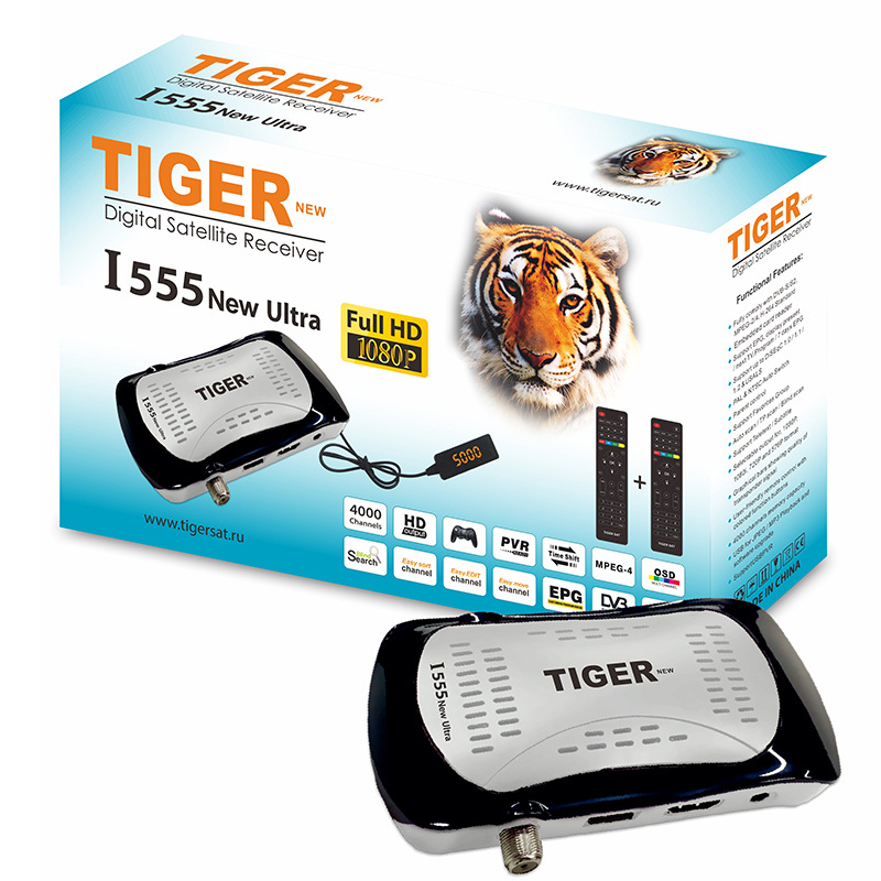 Fta Set-Top Box Viewing Device Dvb S/S2 I555 New Ultra Set-Top Box Full Hd Ultra-Smooth