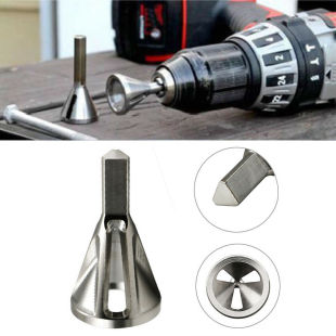 Explosive Chamfering device new type deburring external Chamfering device triangular handle hexagonal handle Chuck electric drill chamfer trimming tool