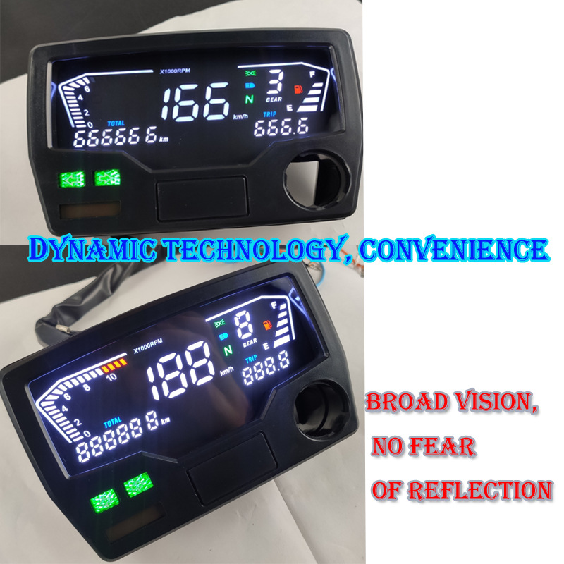 Suitable for Honda Win100 Digital Instrument Assembly V100 Cd70 Southeast Asia Automatic Dimming Electronic Instrument