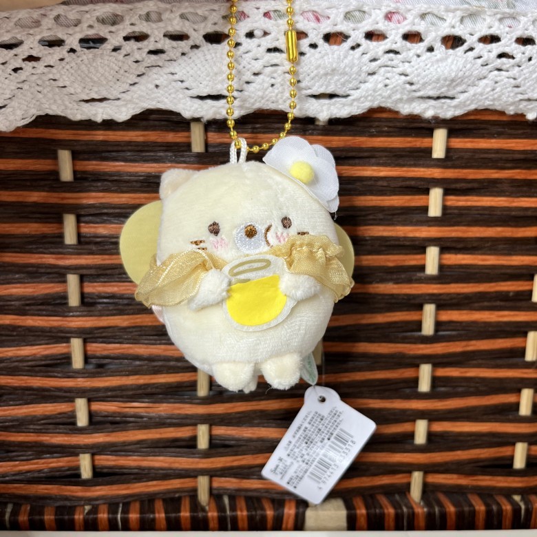 角生物妖精花畑シリーズ手玉揚げエビ小草ぬいぐるみ小草と花田人形ストラップ|undefined