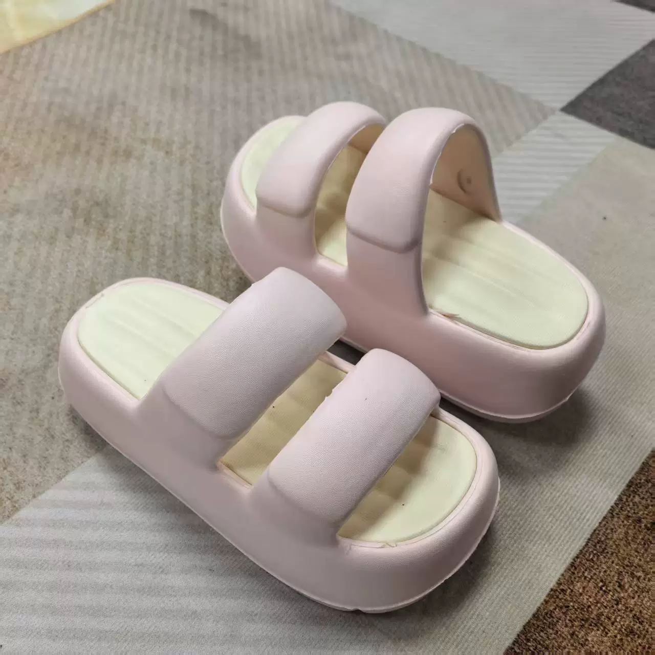 Summer high comfortable slippers platform, Korean style