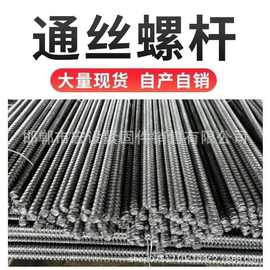 通丝螺杆穿墙丝杆14模板拉杆通丝建筑对拉丝杆螺栓三段式止水螺杆