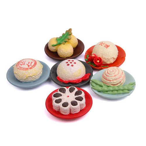 Traditional gourmet series pastries, snack cakes, creative classic refrigerator magnets, Korean version appetizing figure magnets