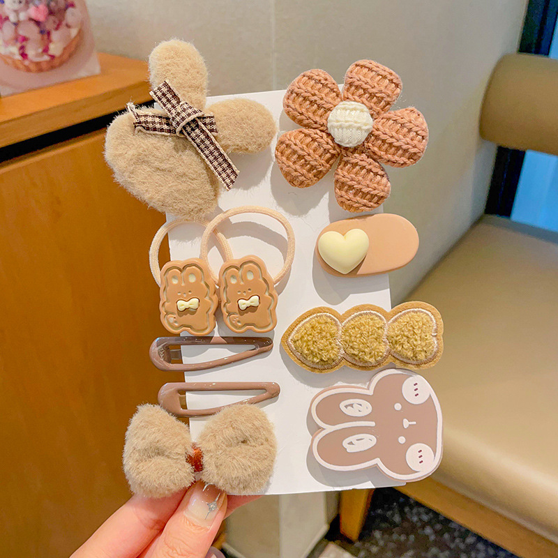 Horquilla de bebé de año nuevo, clip de pelo de sudor, tocado de bebé de niña, horquilla de lanugo para niños que no lastima el cabello, accesorios para el cabello de año nuevo