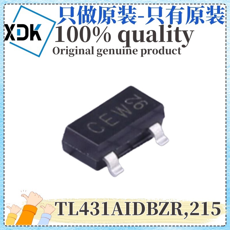 Original Tl431Aidbzr,215 Silk Screen Cew Sot23 Voltage Reference Chip Tl431Aidbzr