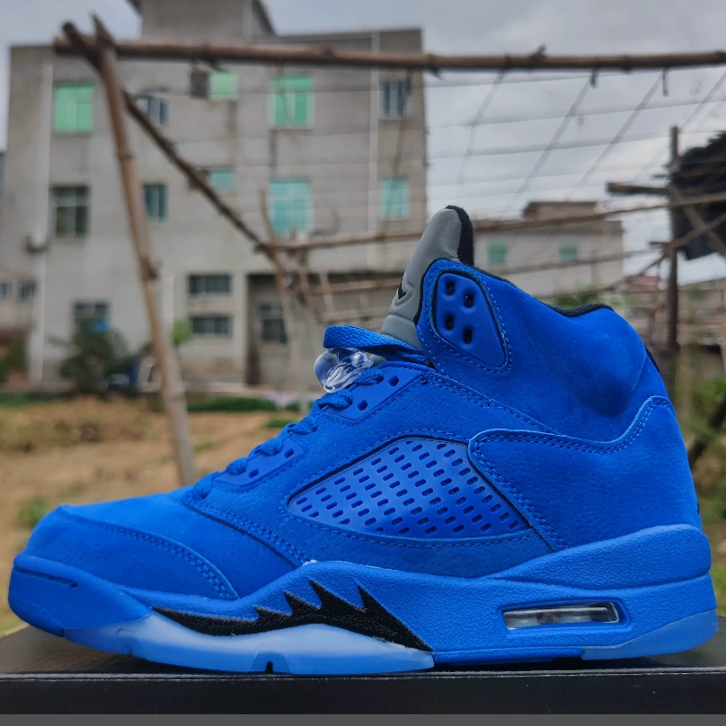 Putian Shoes AJ5 Cross -border International Flight White Orange Rabbit Alaries White Blue Bulls Oli Red Yellow Duck 5 basketball shoes