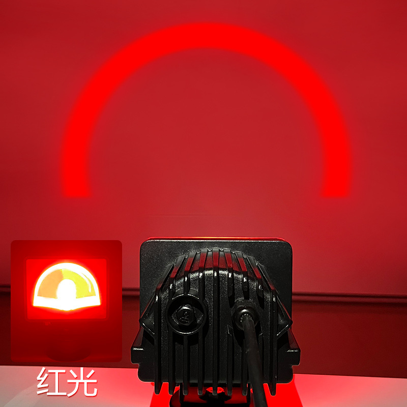 Luces de advertencia para montacargas luces de trabajo cuadradas luces rojas LED luces azules luces de borde ancho luces de área de seguridad luces de galería