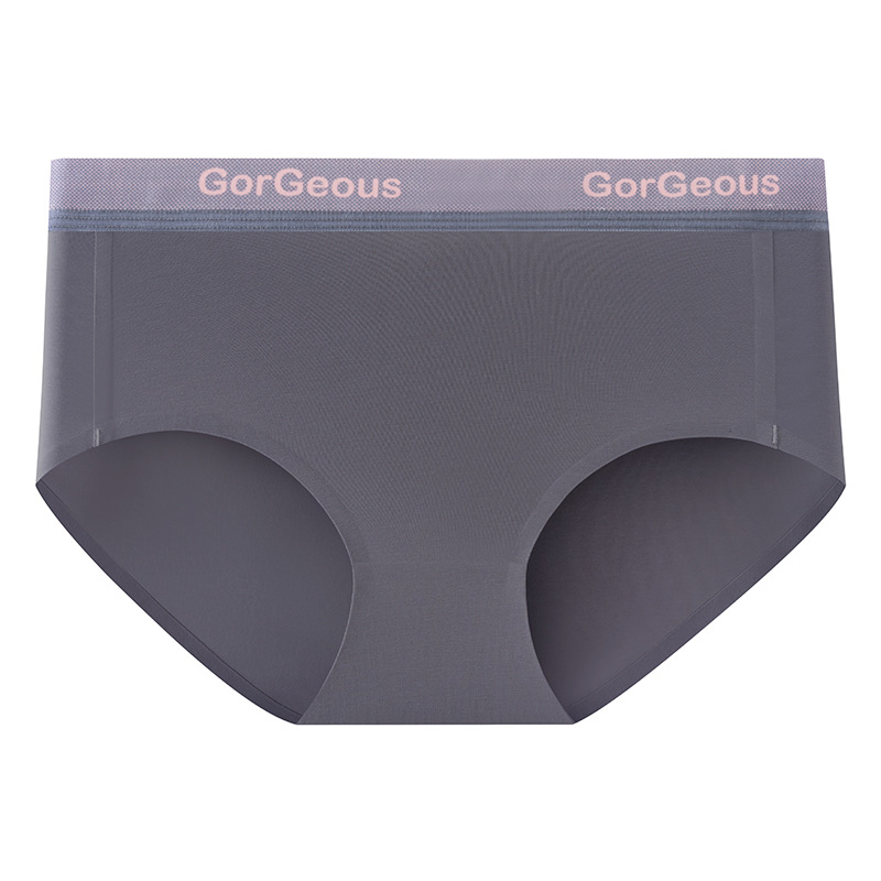 Ropa interior femenina modal desnuda para mujer 7A entrepierna de algodón antibacteriano para niña sin costuras pantalones cortos triangulares transpirables de cintura media al por mayor image 12