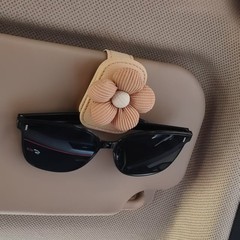 跨境车载眼镜夹汽车墨镜夹多功能车用眼镜盒票据夹跨境热销PU皮