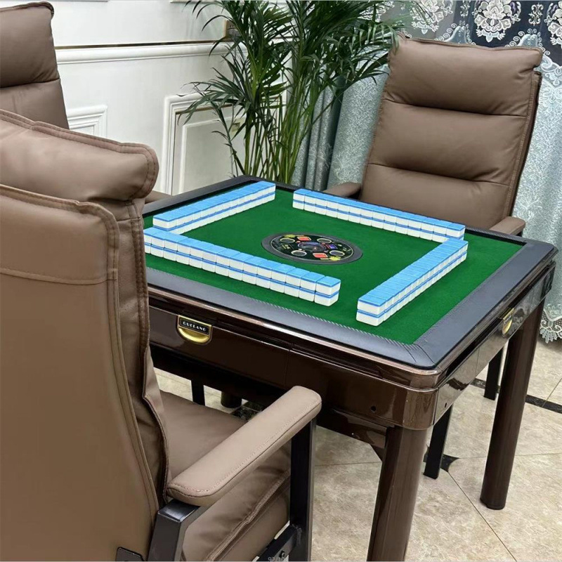 麻雀機全自動新型高級麻雀館チェスとカードルーム家庭用サイレントダイニングテーブル兼用麻雀テーブルマシン麻四|undefined