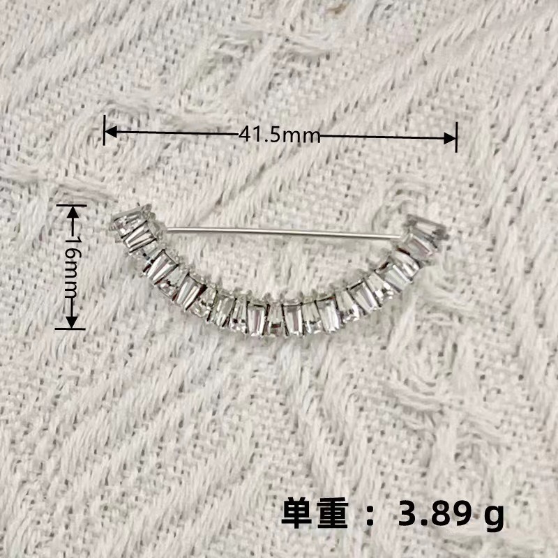 欧美精致水钻胸针女气质上衣西装固定扣奢华连衣裙裤脚收腰扣配件|undefined