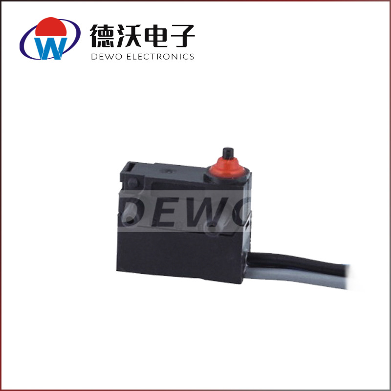 汽车车门背门锁开关 智能车位锁IP67防水微动开关带线微电流型