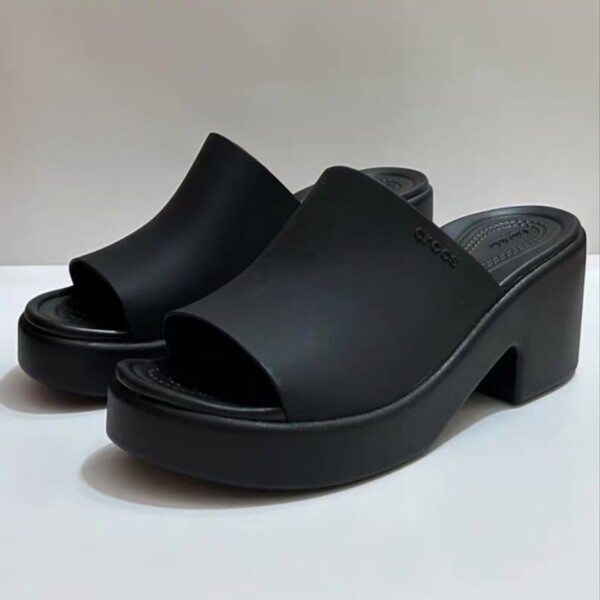 Comfortable mule for leisure heels platform
