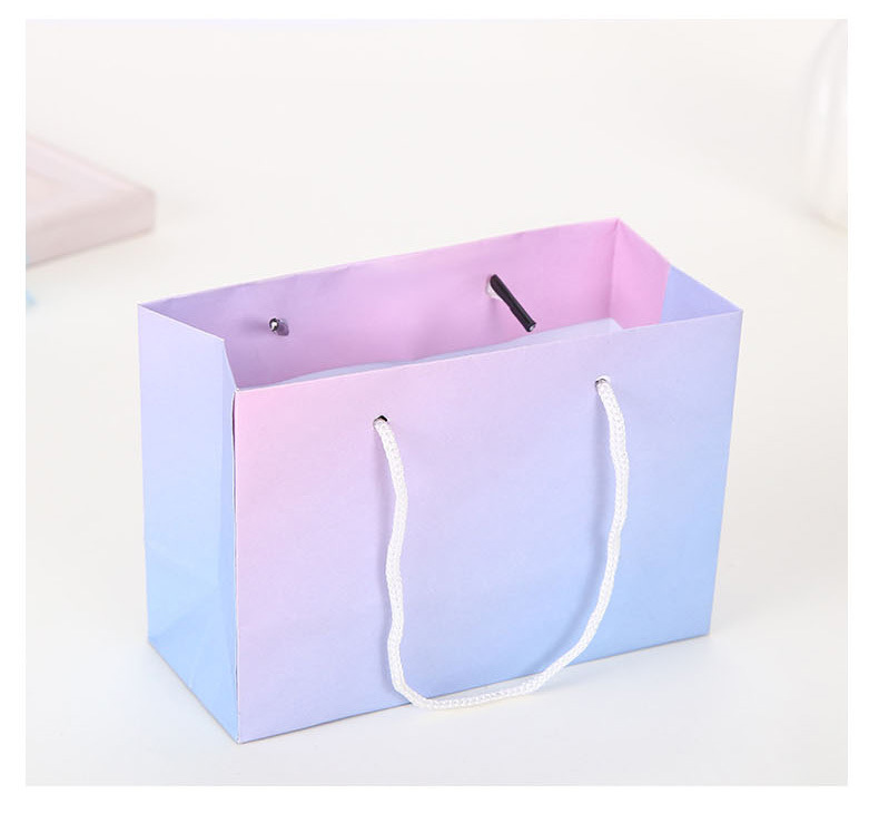 Fashion Gradient Color Paper Jewelry Boxes 1 Piece