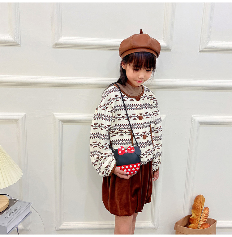 Children's bag, single-shoulder bag, 2021 new cute little bag, PU crossbody bag, trendy mini coin purse for boys and girls undefined
