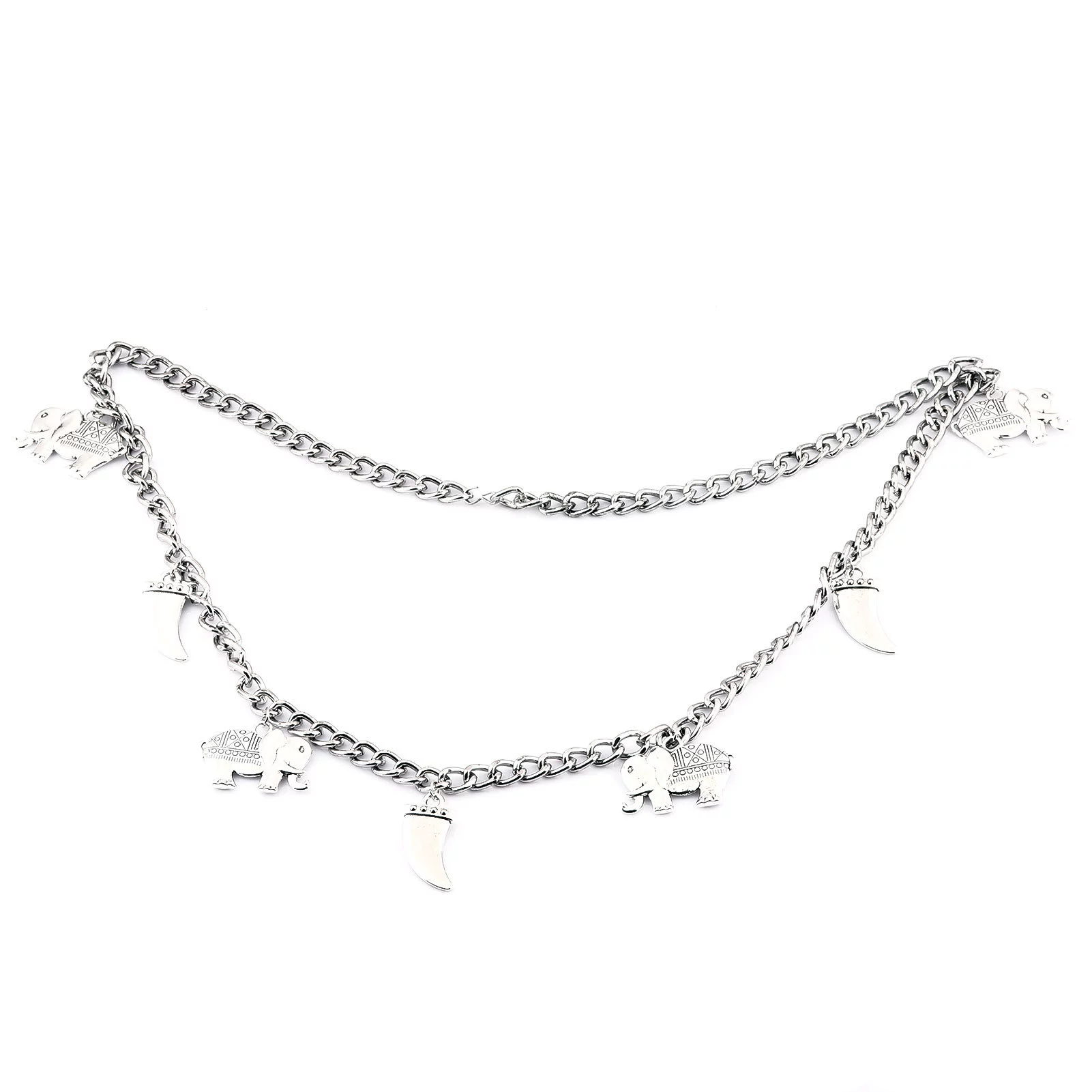 Brand fashionable metal dress, accessory, punk style, simple and elegant design