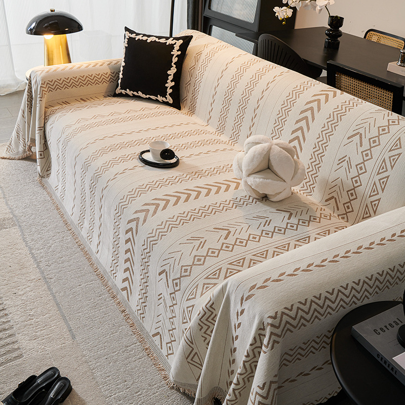 Luz de lujo de alto nivel sofá cubierta 2025 nuevo sofá toalla de sofá gruesa de Schneider cubierta de sofá universal manta antideslizante