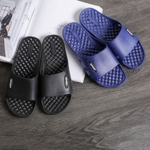 Men's slippers wholesale soft bottom bathroom anti -slip and thick home massage static shoes, dragging electronic factory work men's shoes