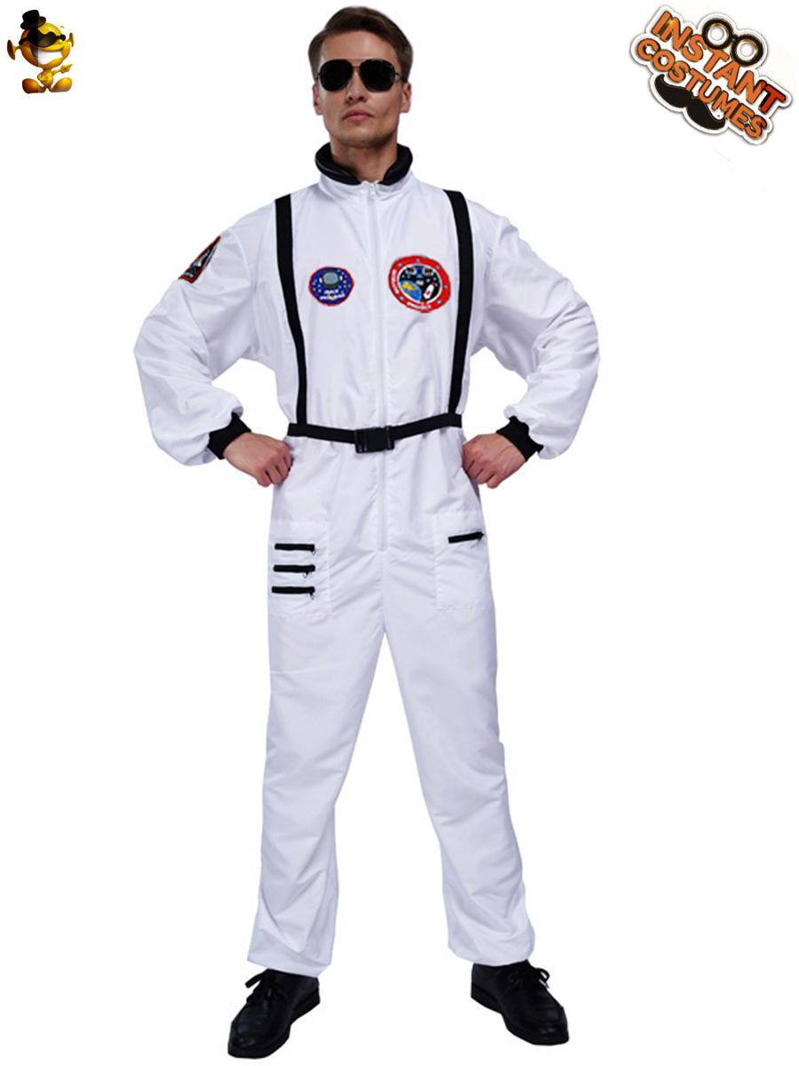 De Halloween de los hombres adultos de cosplay traje de los hombres grandes de Vuelo Espacial traje de rendimiento