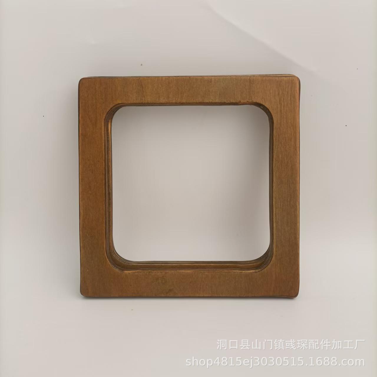Customized Wooden Handle 15*15 Square Wooden Handle Handmade DIY Woven Bag Accessories Wooden Handle Wooden Handle