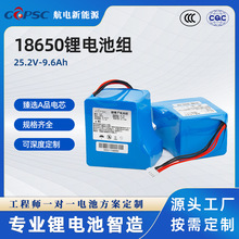 专业定制18650异性锂电池组7S3P-25.2V-9.6Ah 锂电池定制厂家