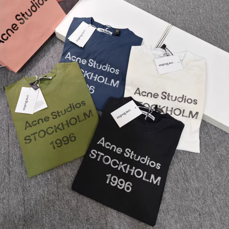 In-Stock Authentic Ac Retro 1996 Digital Print Cotton-Linen Thin Round-Neck Short-Sleeve T-Shirt for Women Trendy