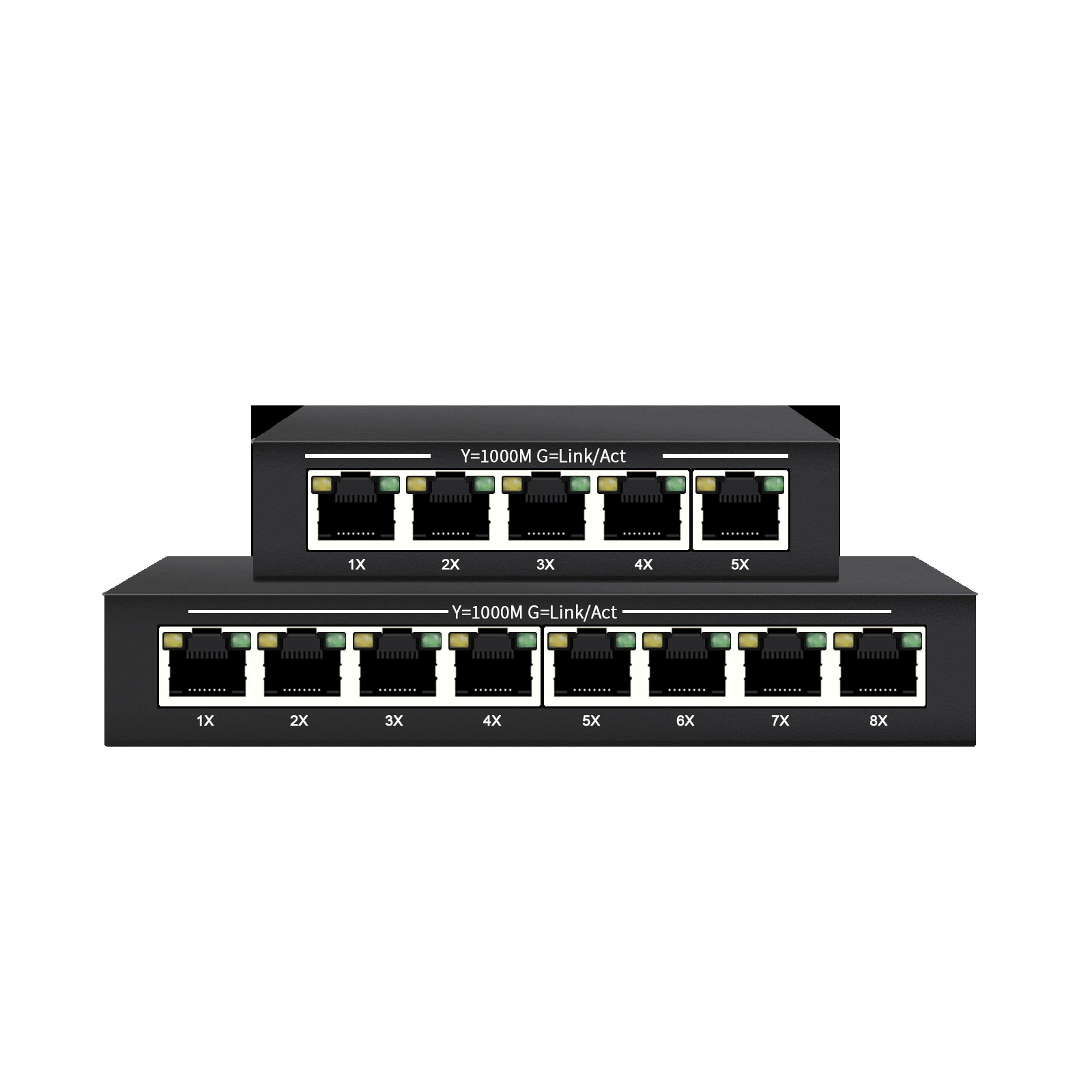 视先达 Hundred Gigabit Network Switch 5/8 router network cable network port diversion
