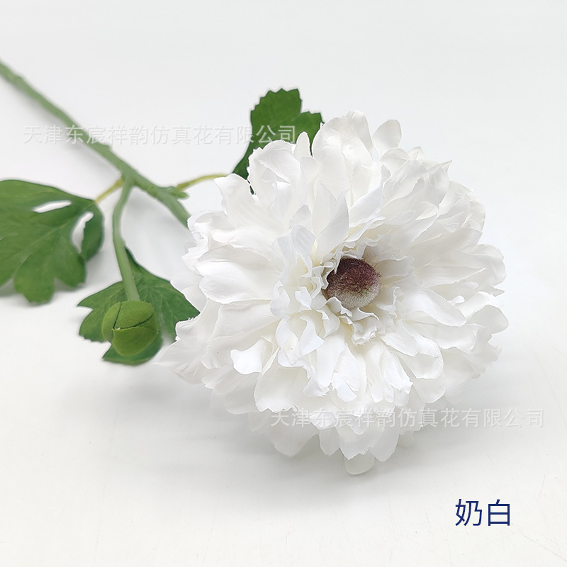 Flor Artificial de Ranúnculo de 2 Cabezas de Tela de Seda para Boda y Decoración del Hogar image 7