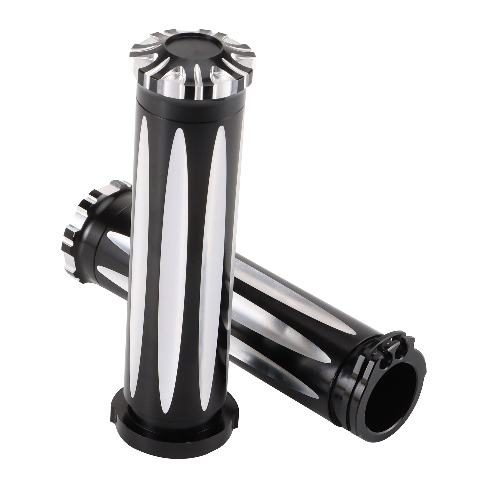 GOOFIT motorcycle handlebar handle cover motorcycle modification parts all aluminum alloy CNC handle cover accessories