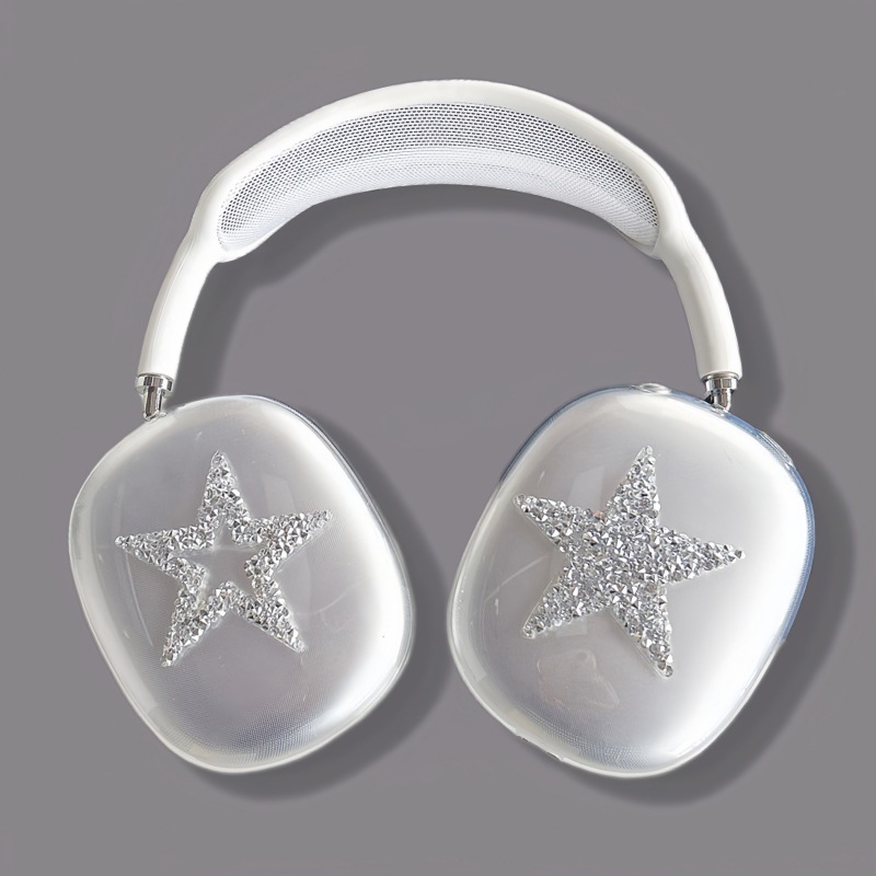 アニメ透明適用アップルAirPods Maxヘッドセットbluetoothヘッドセット保護カバーソフトケースかわいいシンプル|undefined