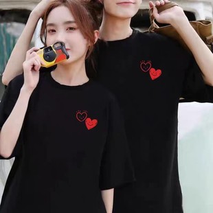 Summer Pure Cotton Short-Sleeved T-Shirt Couple Wear Lazy Style Loose Niche Design Tops for Men and Women Student Trendy Class Uniforms