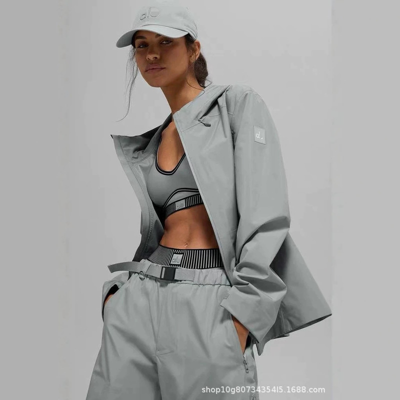 Al* Autumn Hot-Selling Hooded Drawstring Jacket, Waist-Cinching, Slimming, Breathable, Windproof, Loose-Fitting, Versatile, Couple's Style Al* Autumn Hot-Selling Hooded Drawstring Jacket, Waist-Cinching, Slimming, Breathable, Windproof, Loose-Fitting, Versatile, Couple's Style