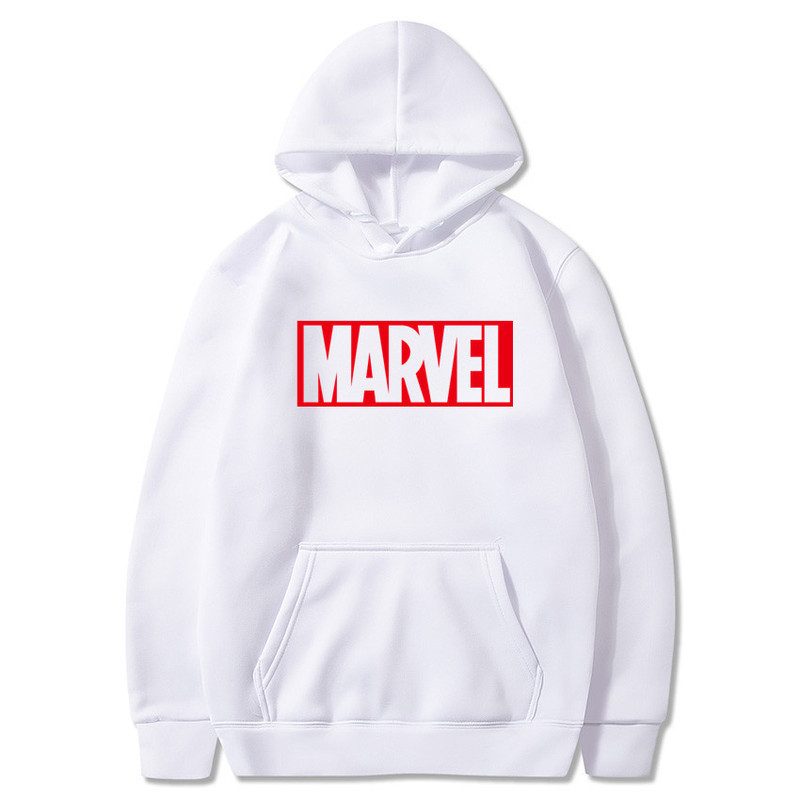 2022 new AliExpress European and American MARVEL hooded sweatshirt men's miracle letter sports hoodie