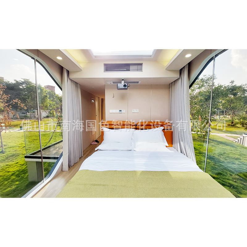 Guangdong cápsula espacial B & B cabina de Apple Internet celebridad clock-in camping Cielo Estrellado Sala campamento móvil Habitación Villa Casa integrada