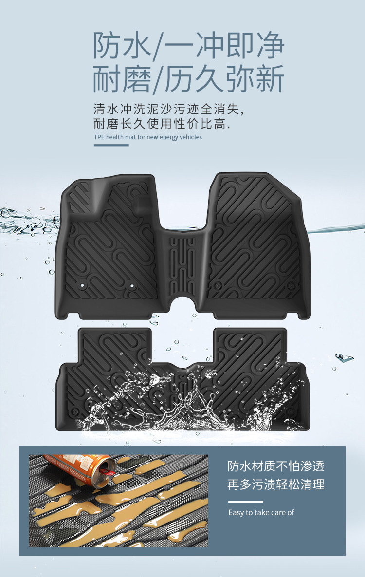 Suitable for 25 Models of Nio Firefly Car Floor Mats, Special Car Floor Mats, Tpe Floor Mats, Trunk Mats