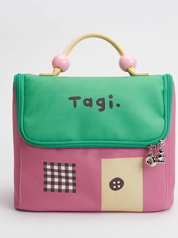 Tagi.机灵小房子防水皮质便携洗漱包大容量相机收纳包化妆包|undefined
