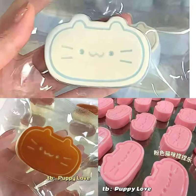 New Style Gara Cat Squishy Toy with a Muddy Feel, Popular on Xiaohongshu and Douyin, Cheese Cat Stress Relief Squishy Toy Wholesale