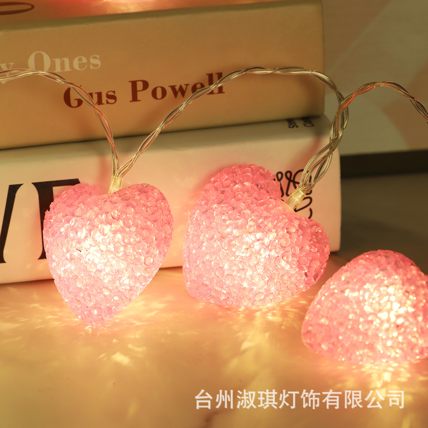 LED Rosa Día de San Valentín tridimensional amor batería Cadena de luz tronco propuesta confesión romántica decoración de vacaciones Cadena de luz