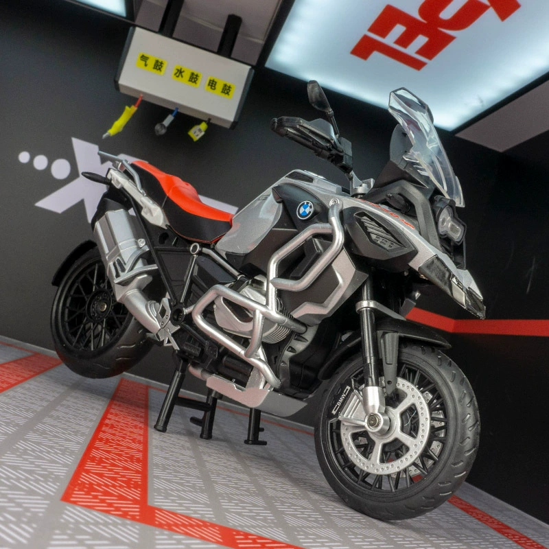 BMW, реалистичный мотоцикл, минифигура с подсветкой музыкой, ручка, игрушечная машина
