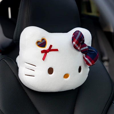 Headrest: Car Sofa Headrest Plush