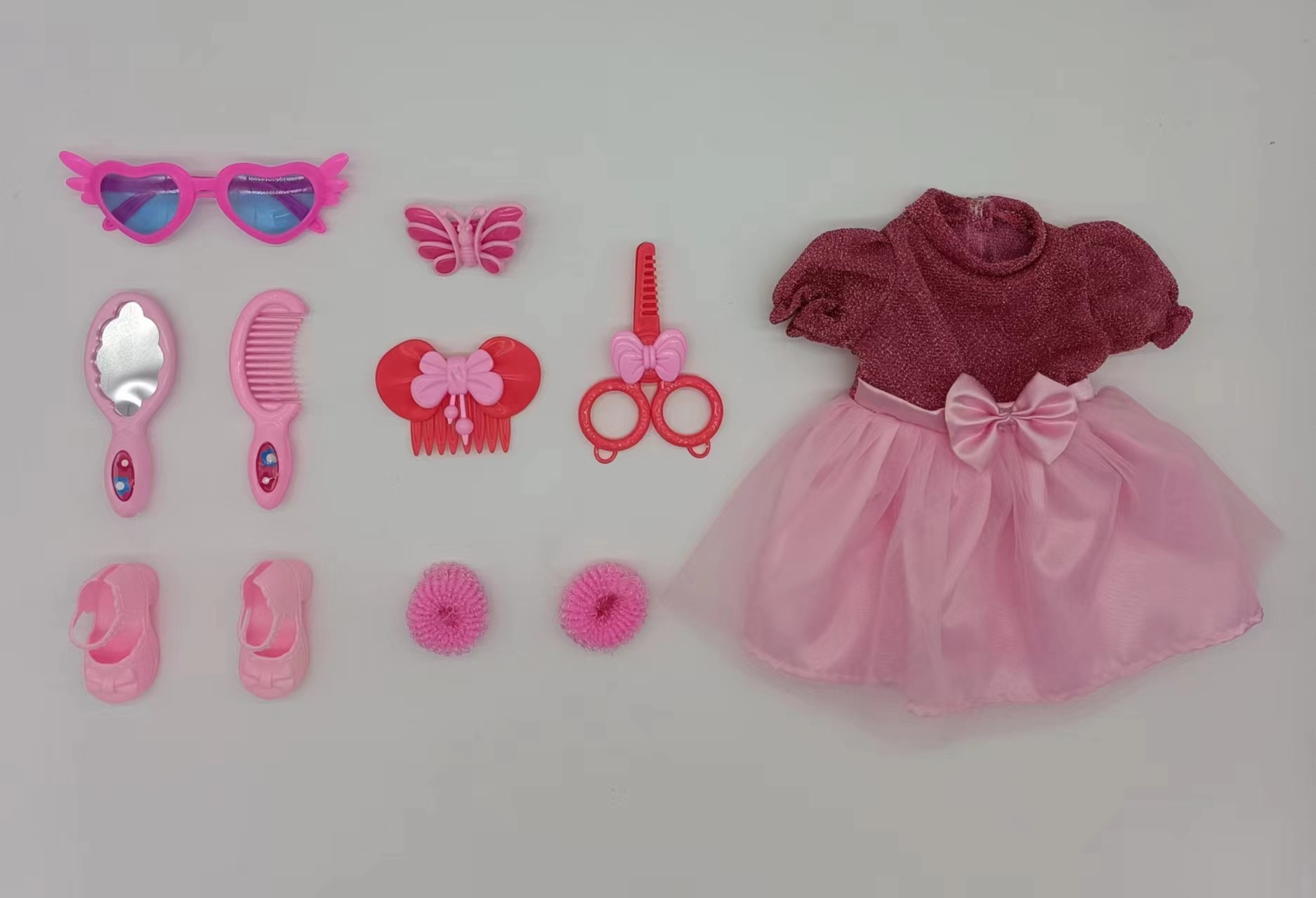 Muñeca Accesorios para muñecas Joyas para niñas Baño de bebé Juguetes para jugar a la casa Carrito de compras