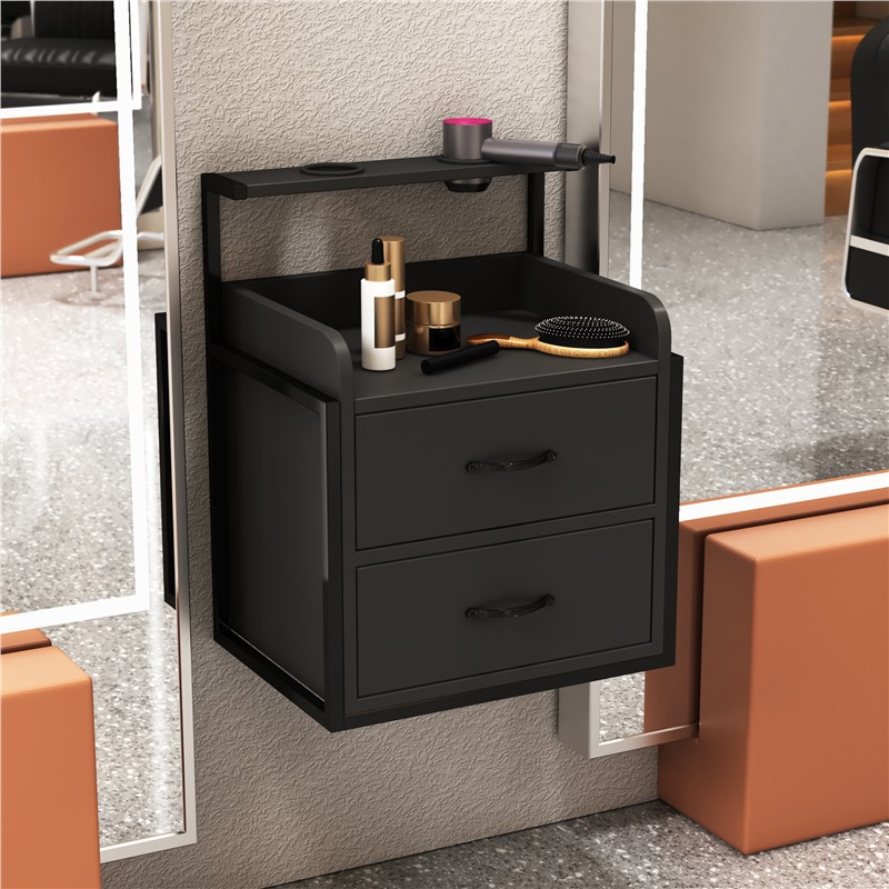 Barbería tipo pared armario de herramientas para salón de belleza especial barbería estante multifuncional tablero de herramientas de salón de belleza