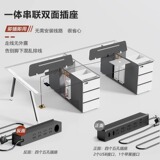 Сотрудники работников столики и стул Комбинированная офисная мебель, экран, экран, современный четырех человек, 4 человека, 6 человек