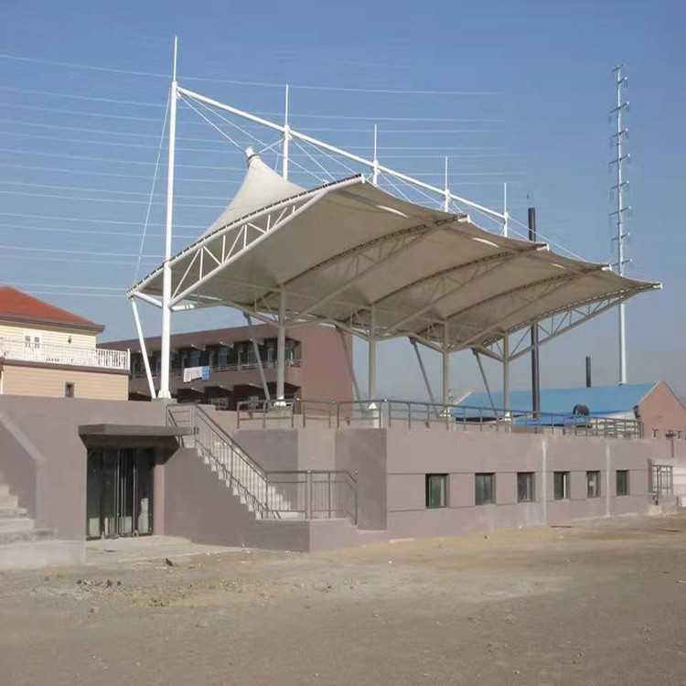 School stadium membrane structure grandstand, outdoor large sunshade canopy, membrane structure football and basketball stadium canopy School stadium membrane structure grandstand, outdoor large sunshade canopy, membrane structure football and basketball stadium canopy
