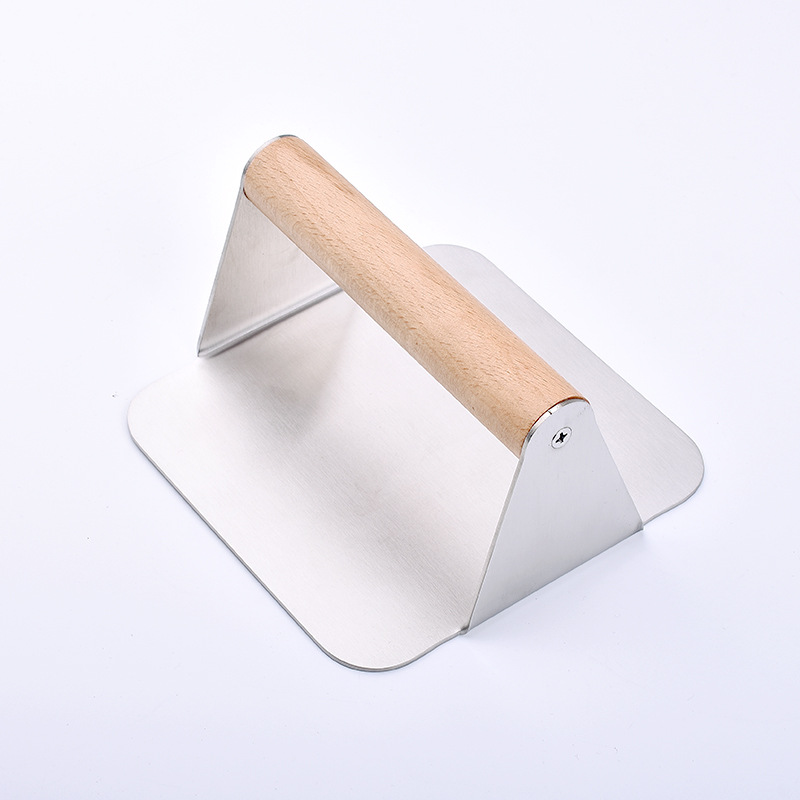 Presión de carne de hamburguesa de acero inoxidable 304 Presión de pastel manual Presión de carne doméstica Presión de carne de carne Presión de carne de hamburguesa