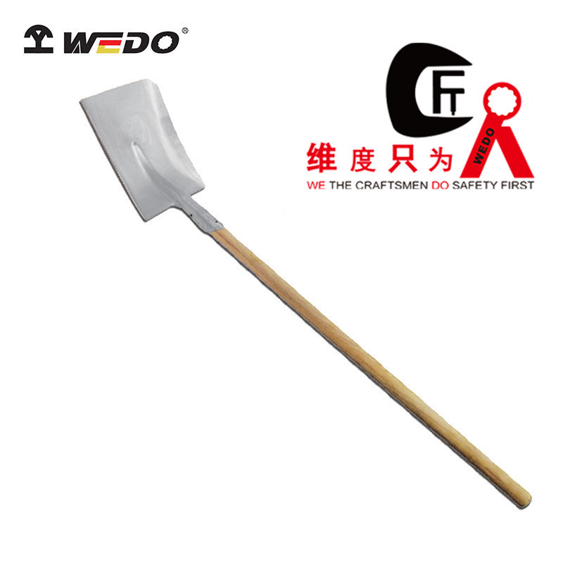 维度工具 304不锈钢 不锈钢长柄方锨 不锈钢锹 挖掘铲 清洁铲