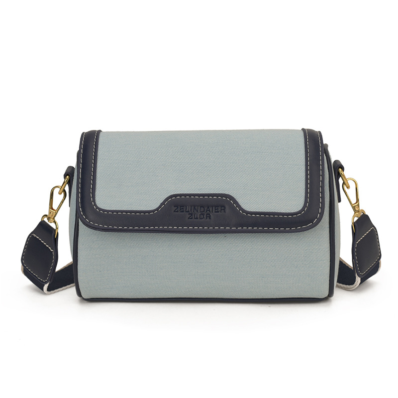 Jeans color casual bolso pequeño para mujeres 2026 nuevo nicho coreano de alto nivel retro versátil bolso de mochila