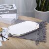 Nordic wind fish plate household large creative new ceramic dish loading steamed fish vegetable dish steamed fish dish multi -store