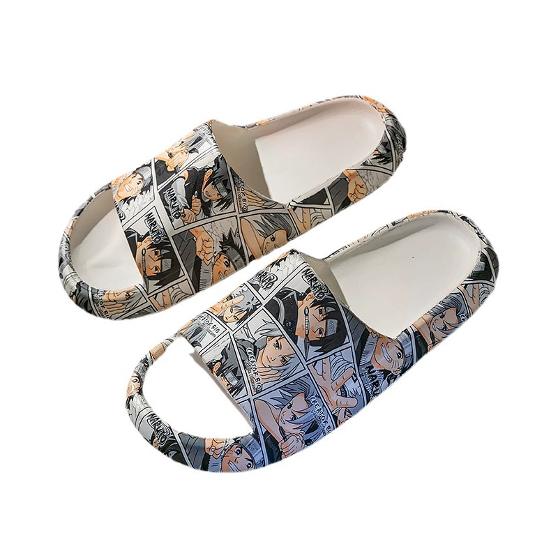 Тапочки мужские домашние Нескользящие модные верхняя одежда в Корейском стиле сандалии для ванной комнаты толстые тапочки с одним словом женские